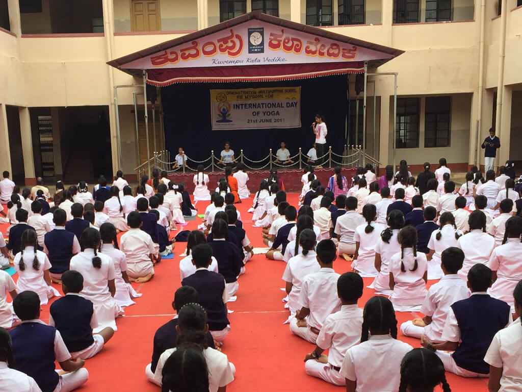 celebration of International Yoga day 2