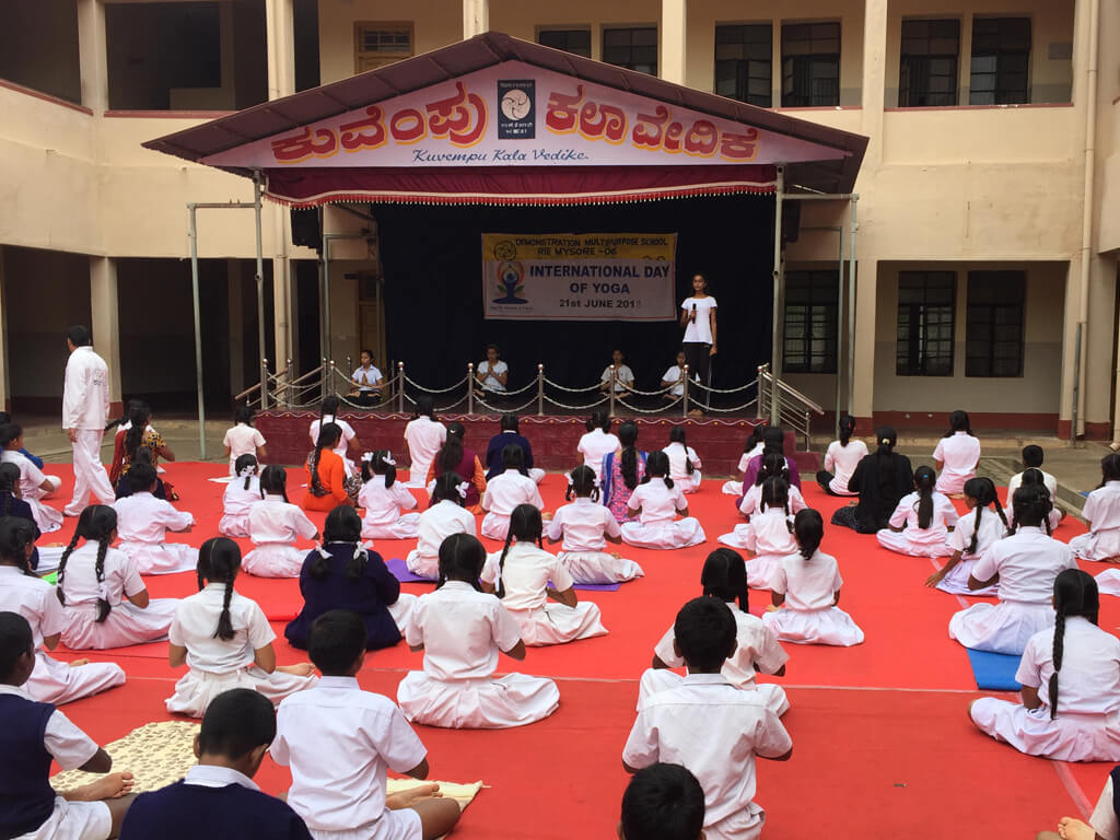 celebration of International Yoga day